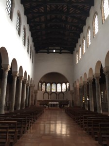 Nave and Apse sadly devoid of mosaics